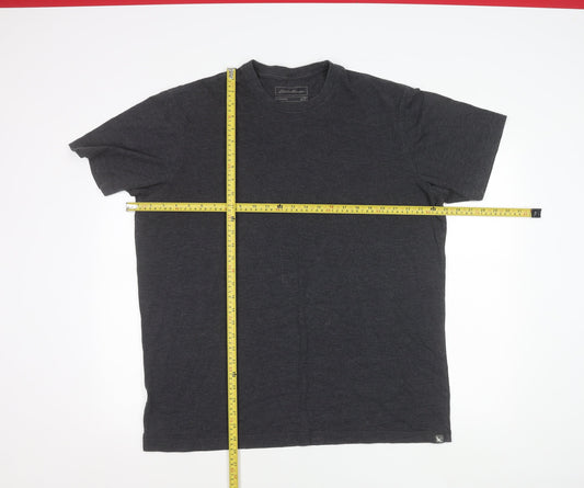 Eddie Bauer Men’s Black XL Short Sleeve Crew Neck Cotton Blend T-Shirt