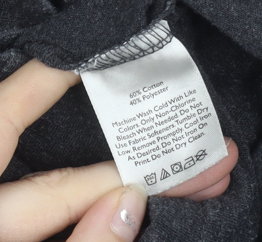 Eddie Bauer Men’s Black XL Short Sleeve Crew Neck Cotton Blend T-Shirt