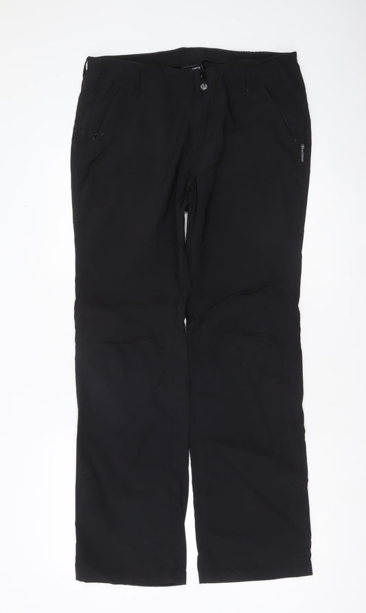 Karrimor Womens Black Size 14 Cargo Trousers Outdoor Hiking