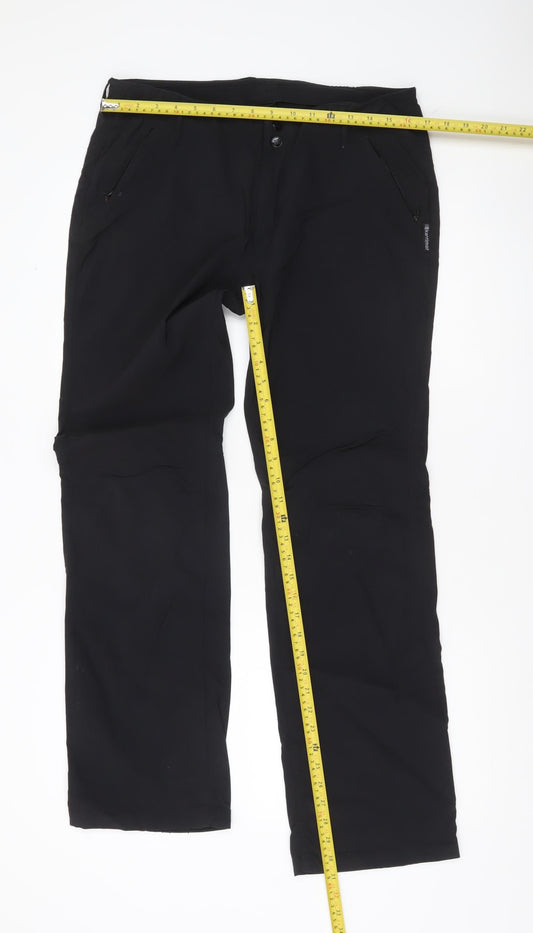 Karrimor Womens Black Size 14 Cargo Trousers Outdoor Hiking