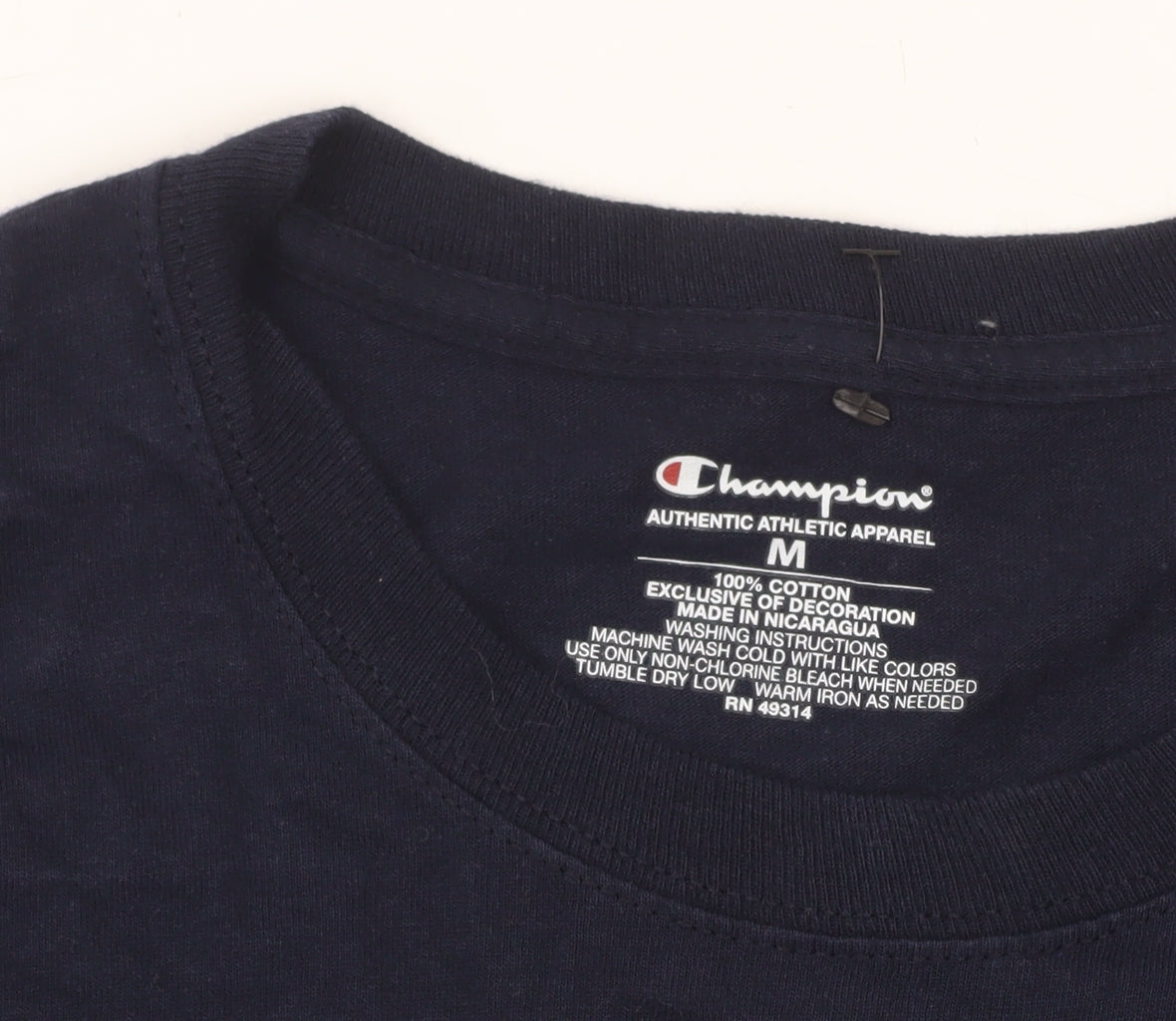 Champion Mens Blue M Long Sleeve Westminster College Graphic Shirt