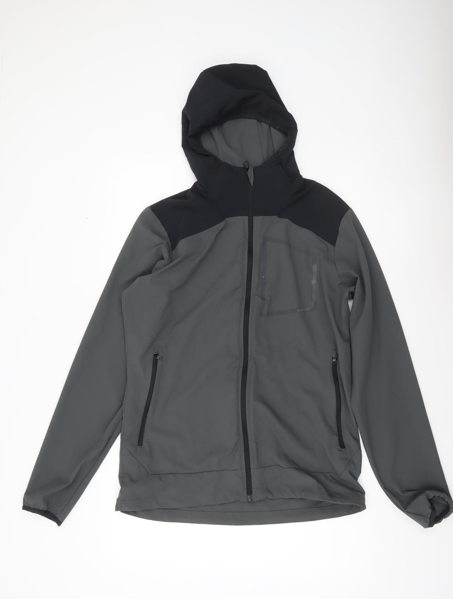 Berghaus Men's Grey Soft Shell Jacket M Hooded Outdoor Hiking Coat