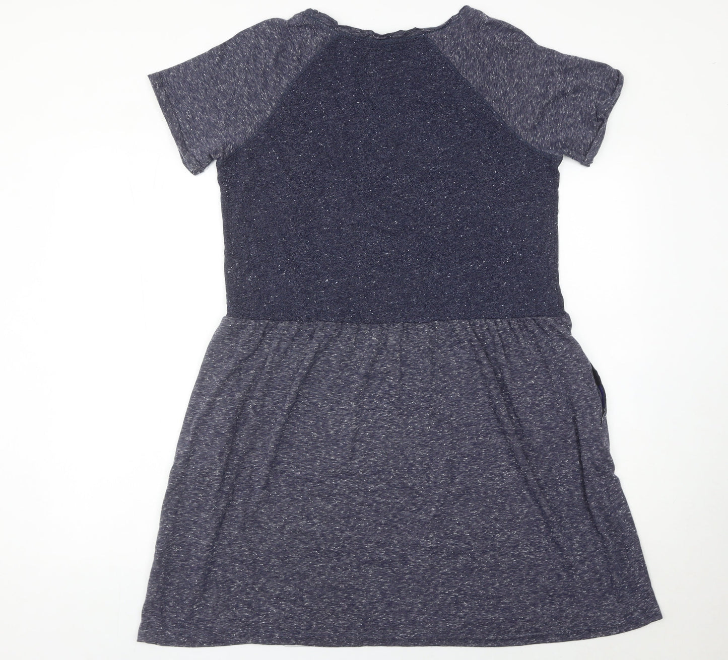 Superdry Women’s Blue XL T-Shirt Dress Casual Raglan Logo