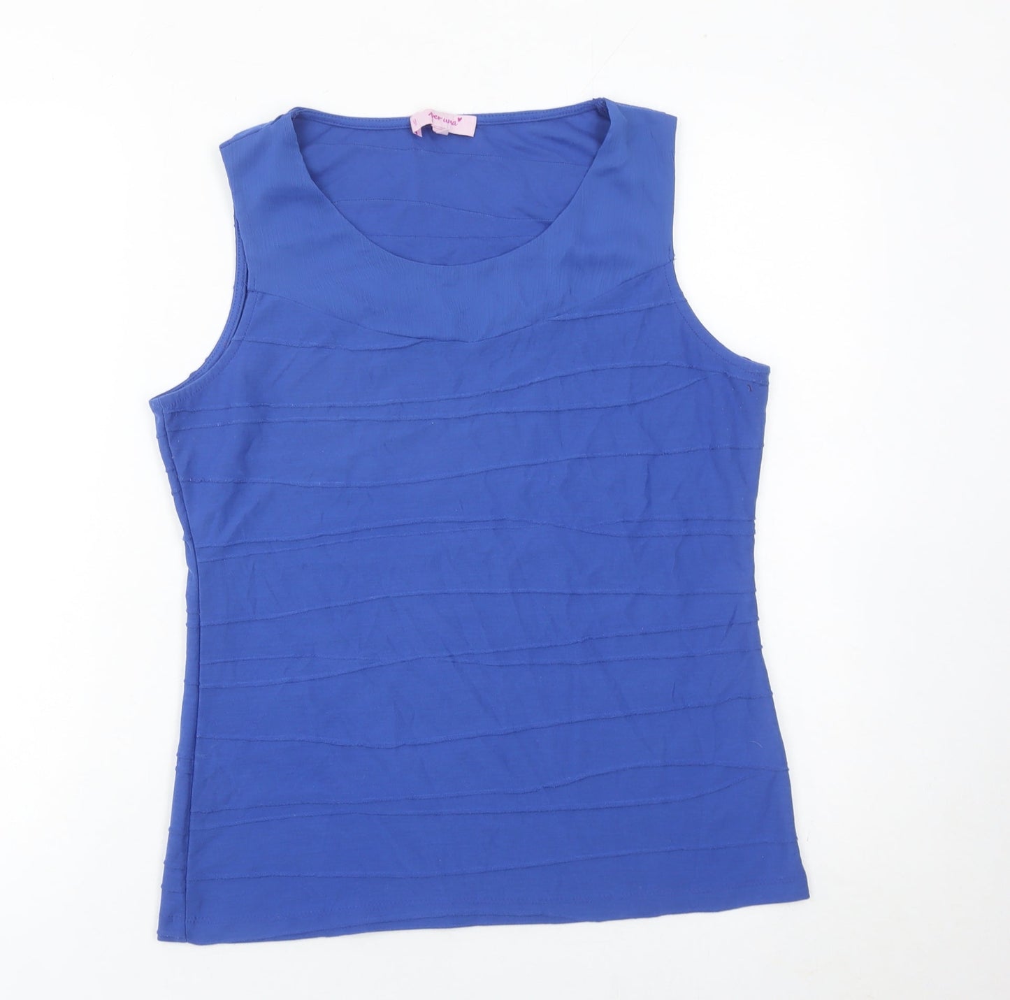 Marks and Spencer Per Una Women’s Blue Size 12 Scoop Neck Sleeveless Tank