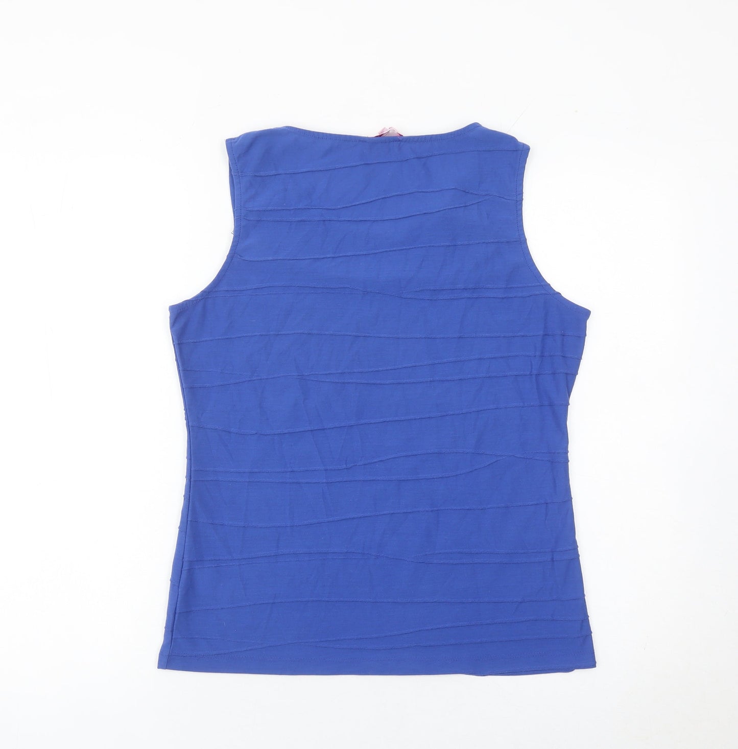 Marks and Spencer Per Una Women’s Blue Size 12 Scoop Neck Sleeveless Tank
