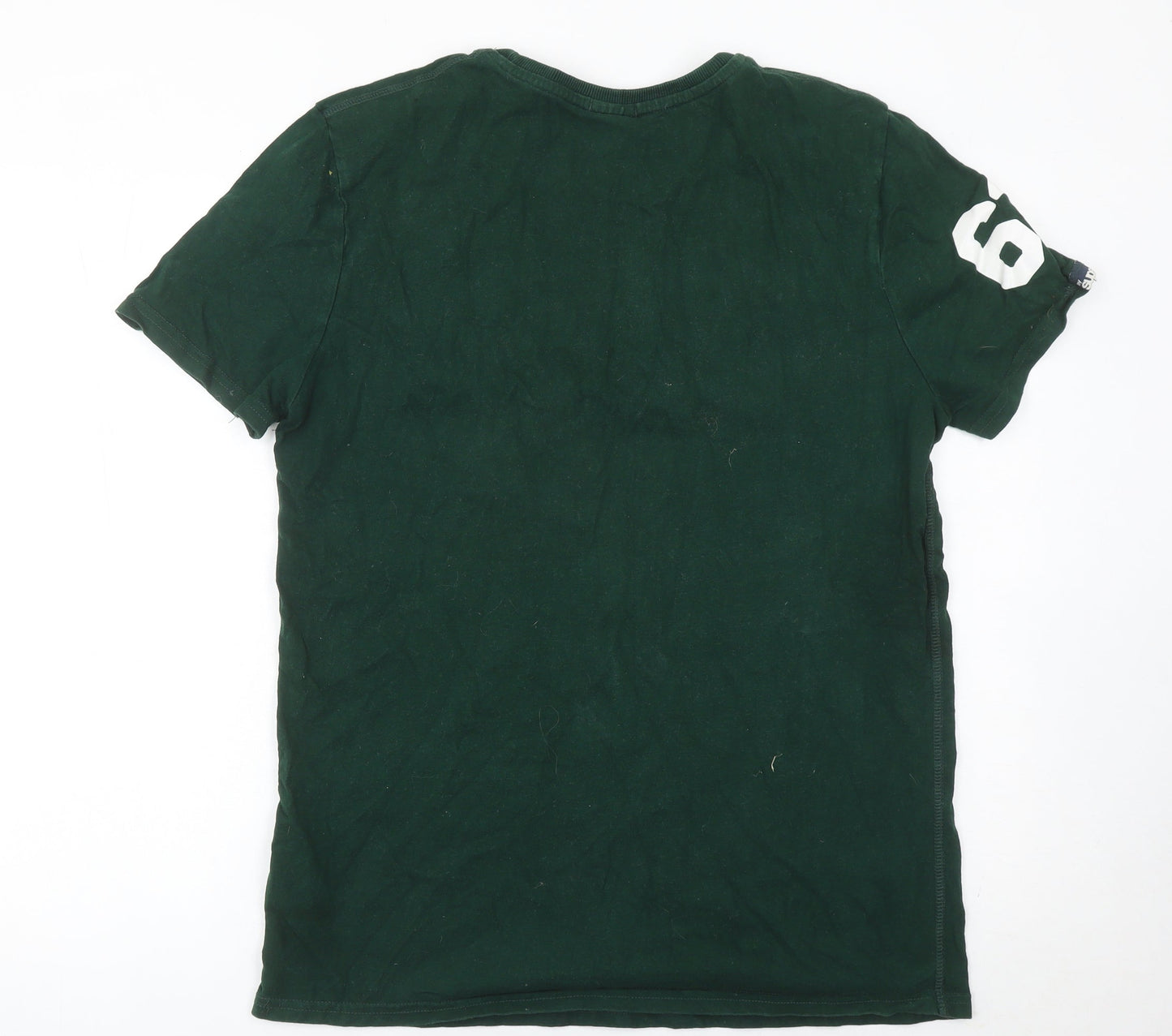 Superdry Men's Green XL Graphic Print Sports T-Shirt