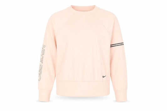 Womens UK S Regular Nike Pink Pullover Sweatshirt