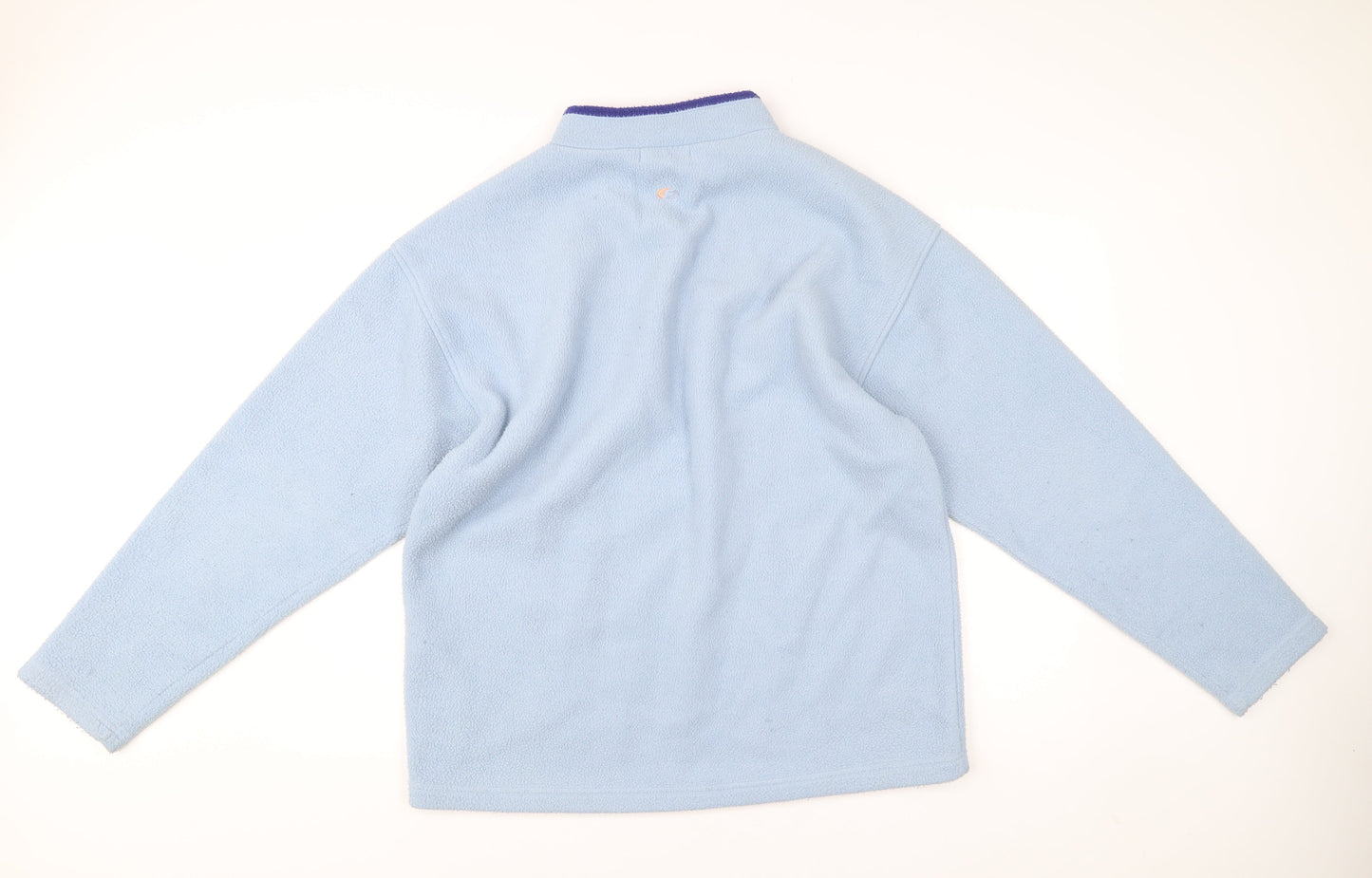 Firetrap Men’s Blue Fleece Sweatshirt XL Pullover Retro Logo Casual