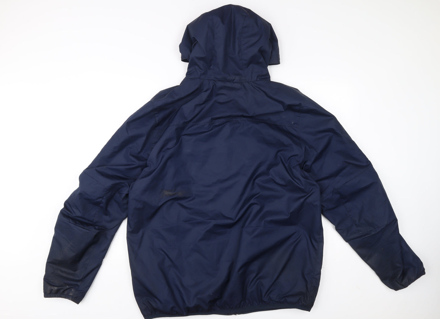 Nike Men’s Blue XL Hooded Windbreaker Jacket Polyester