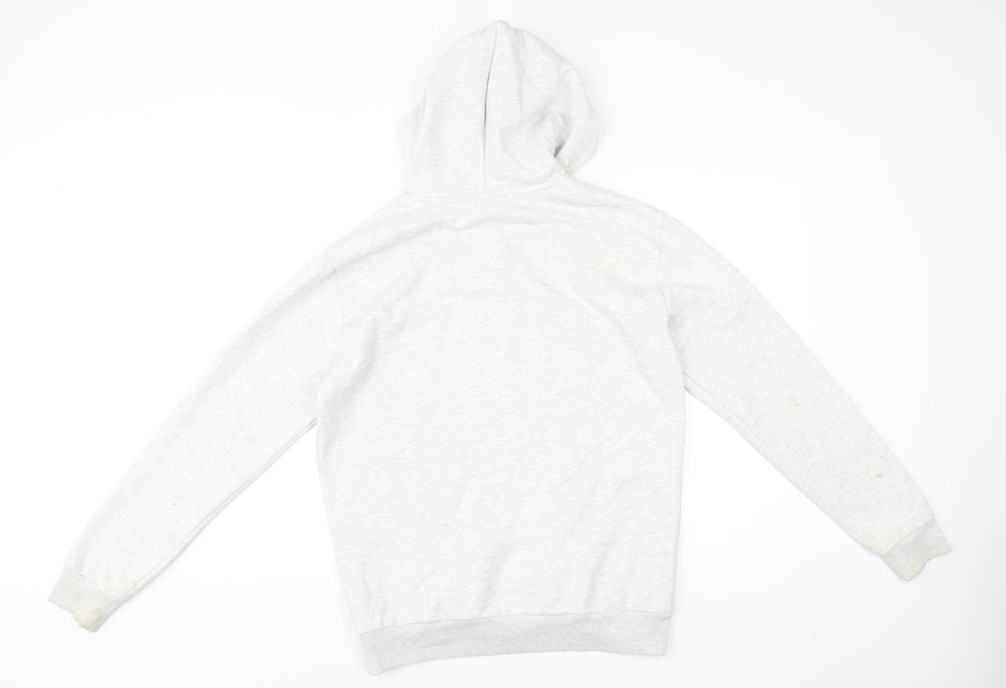 New Balance Men Grey Pullover Hoodie Small Logo Sportswear