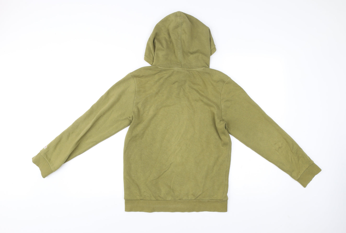 Champion Boys Green Pullover Hoodie 11-12 Yrs Regular Fit Logo Sportswear