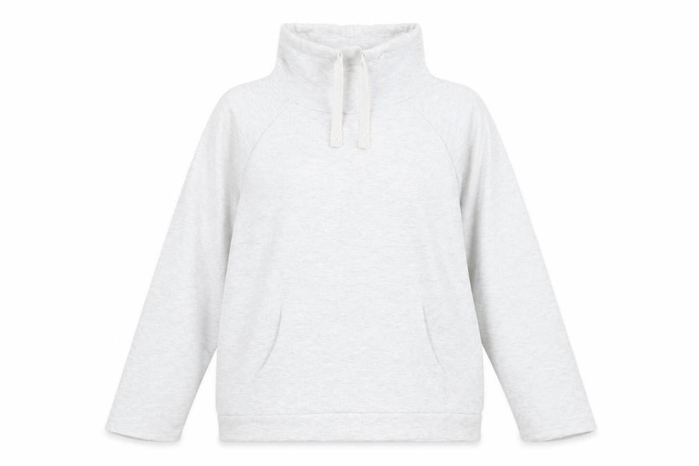 Womens UK 12 Regular FatFace Grey Pullover Sweatshirt