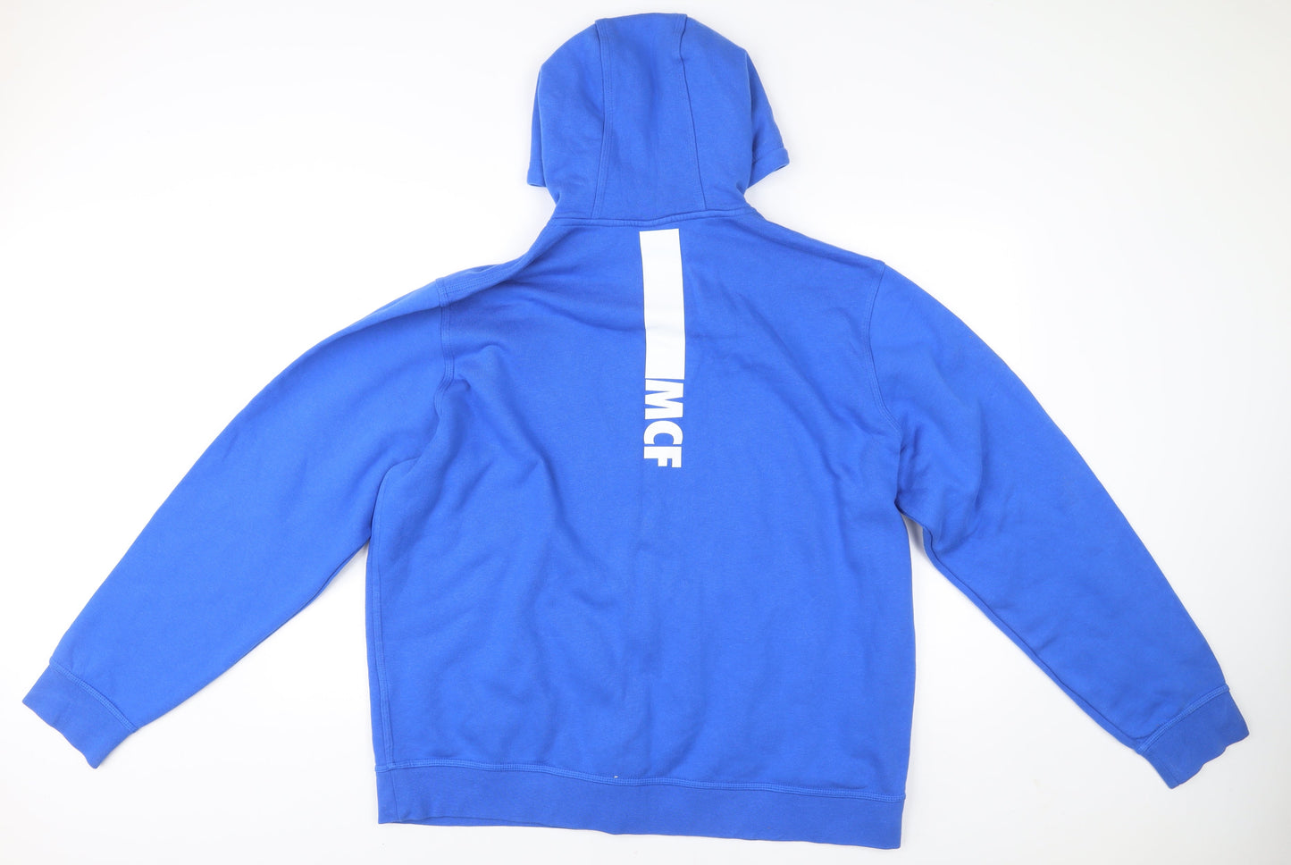 Nike Men’s Blue Full Zip Hoodie 2XL Football Sportswear