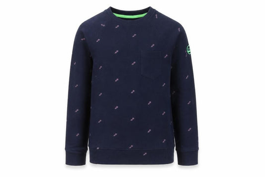 O'Neill Boys Blue Cotton Crew Neck Graphic Sweatshirt Age 12 Years