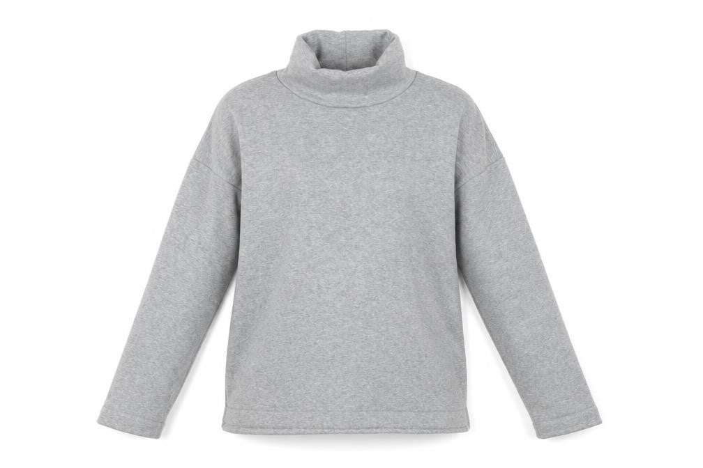 Next Women’s Grey Roll Neck Sweatshirt Size 12 Long Sleeve
