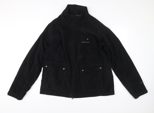 Sprayway Men’s Black Cotton Outdoor Jacket Size M Hiking Coat