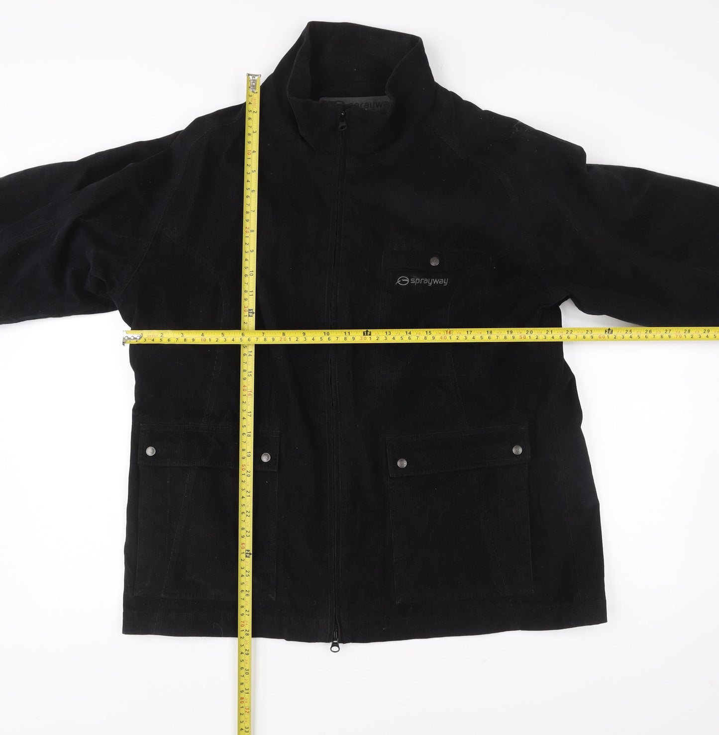 Sprayway Men’s Black Cotton Outdoor Jacket Size M Hiking Coat