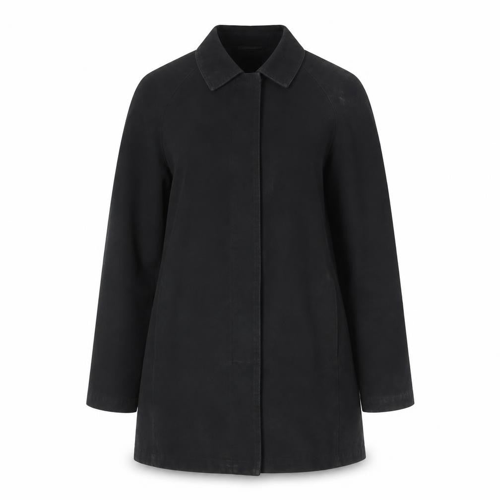 Next Womens Black Polyester Coat UK 8 Workwear Overcoat