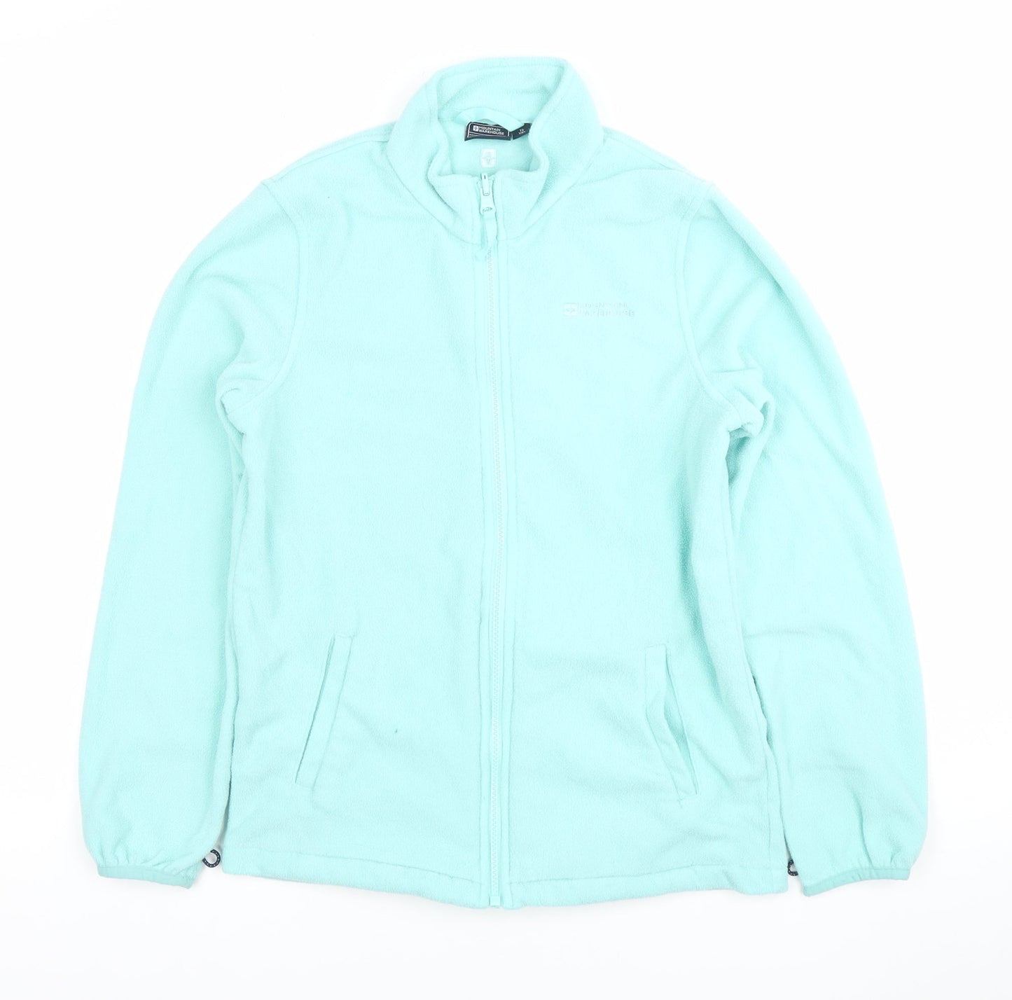 Mountain Warehouse Girls Blue Fleece Jacket 13 Years Full Zip Pockets