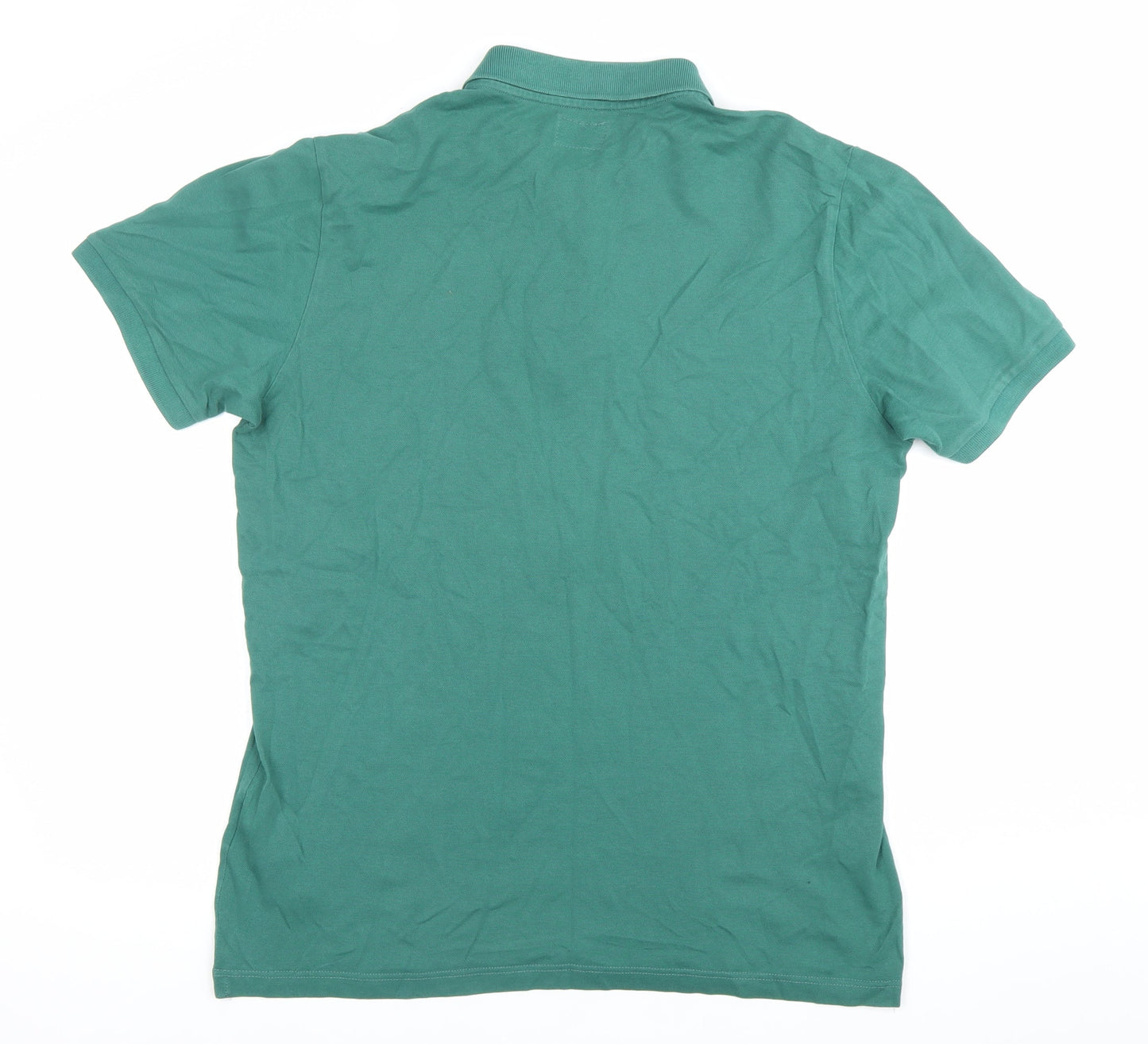 GANT Men’s Green XL Cotton Polo Shirt Short Sleeve Logo Casual