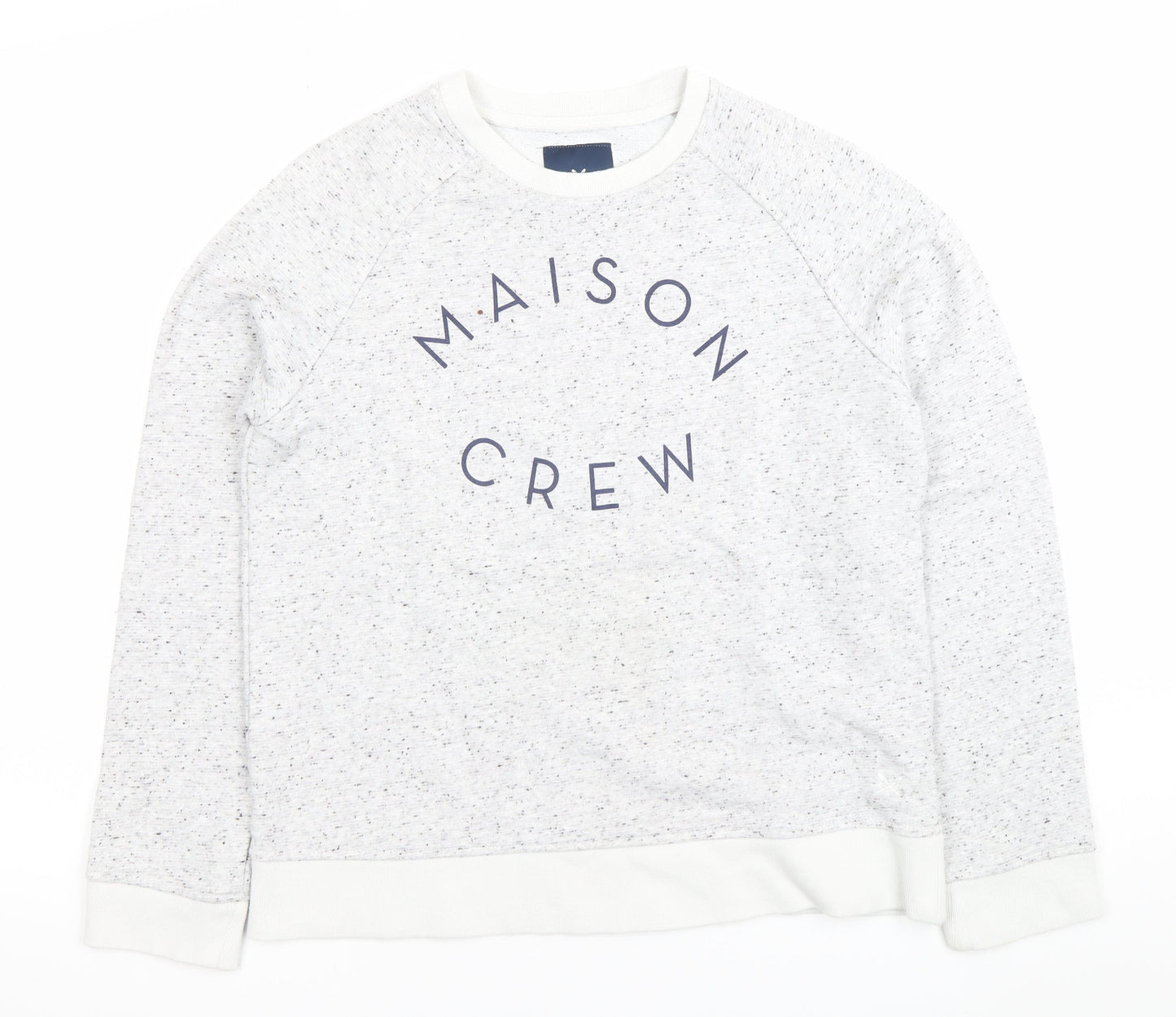 Crew Clothing Company Women’s Grey Crew Neck Logo Sweatshirt M