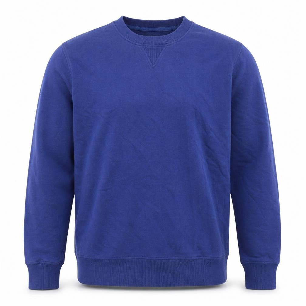 Marks and Spencer Men’s Blue Medium Crew Neck Cotton Sweatshirt