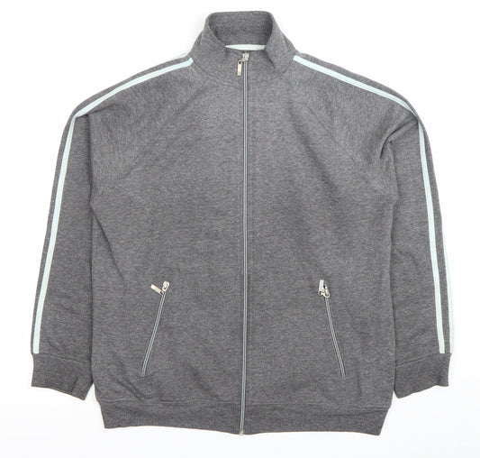 MS Sportswear Women’s Grey Full Zip Sweatshirt Size 14 L