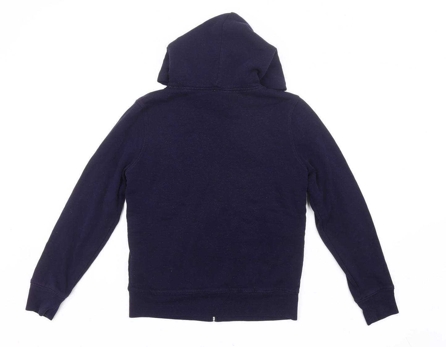 GAP Women’s Navy Blue Full Zip Hoodie Small Cotton Blend Logo
