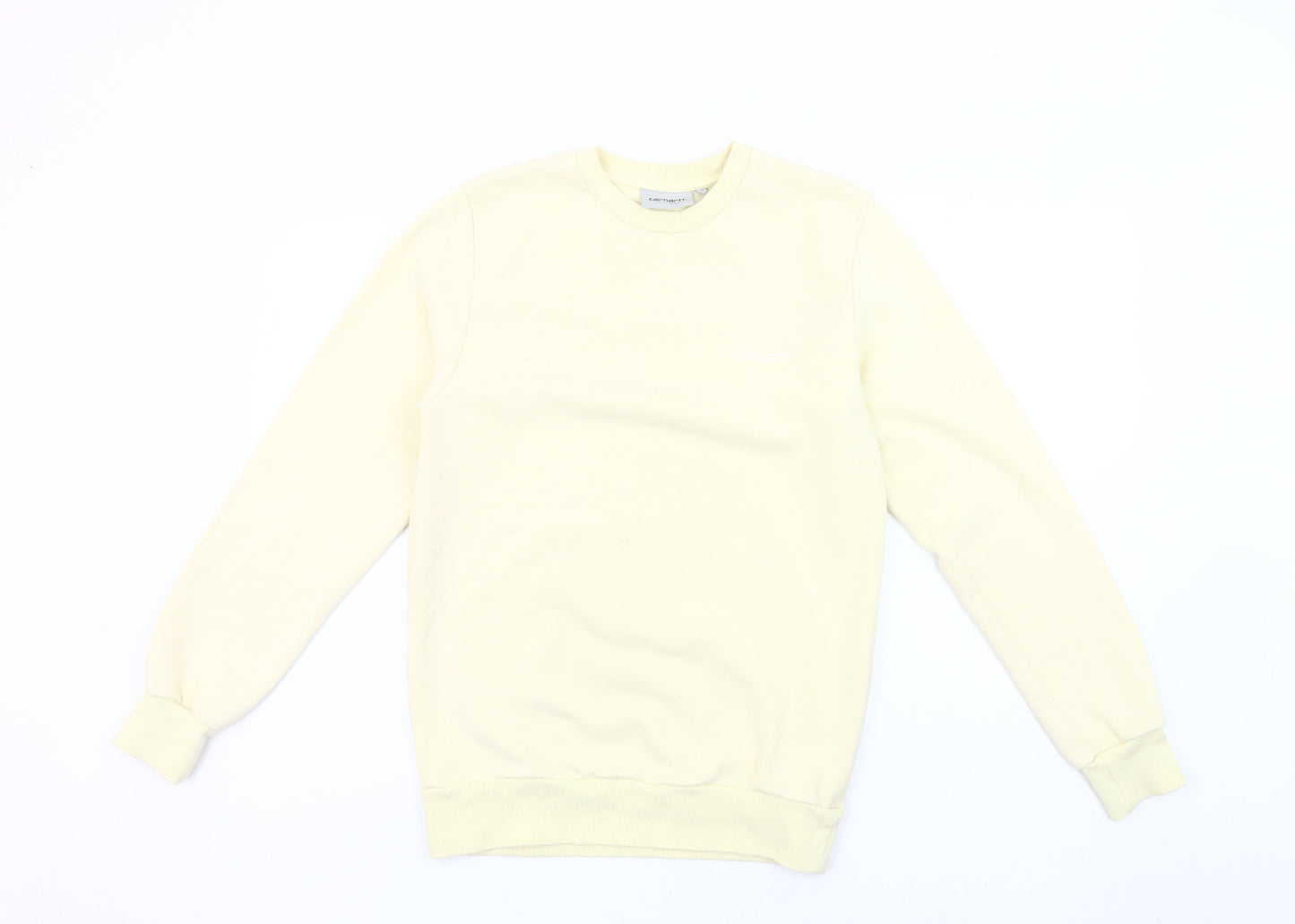 Carhartt Men’s Beige XS Pullover Sweatshirt Long Sleeve Crew Neck