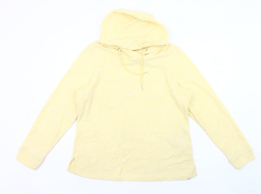 Regatta Womens Yellow Pullover Hoodie Size 14 Polyester Outdoor