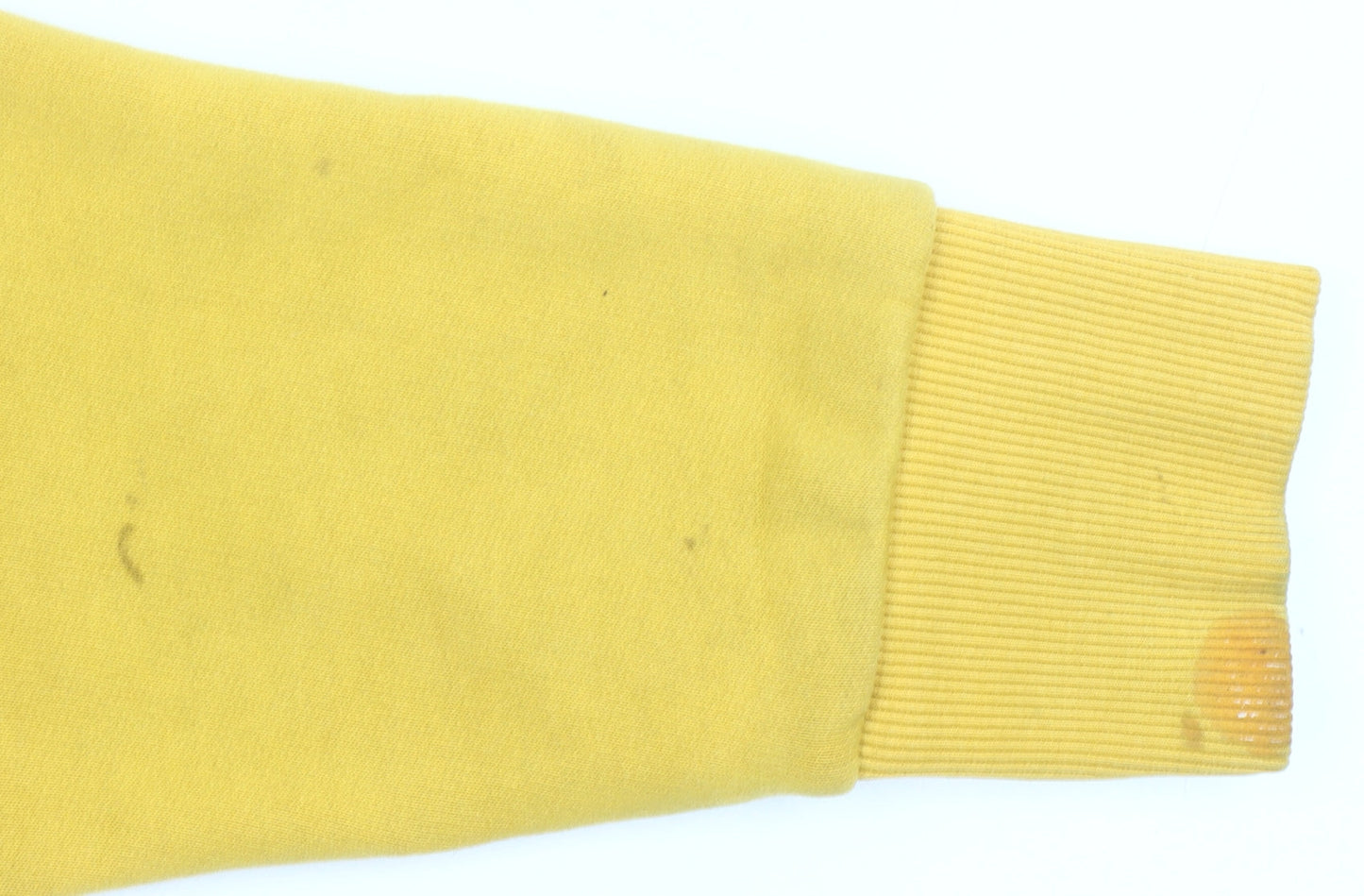 Superdry Womens Yellow Hoodie UK 16 Pullover Logo Print Casual