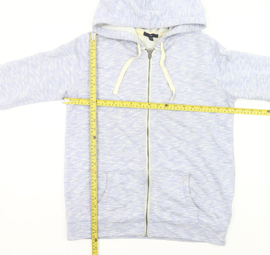 Gap Women’s Blue Full Zip Hoodie Size M Cotton Blend
