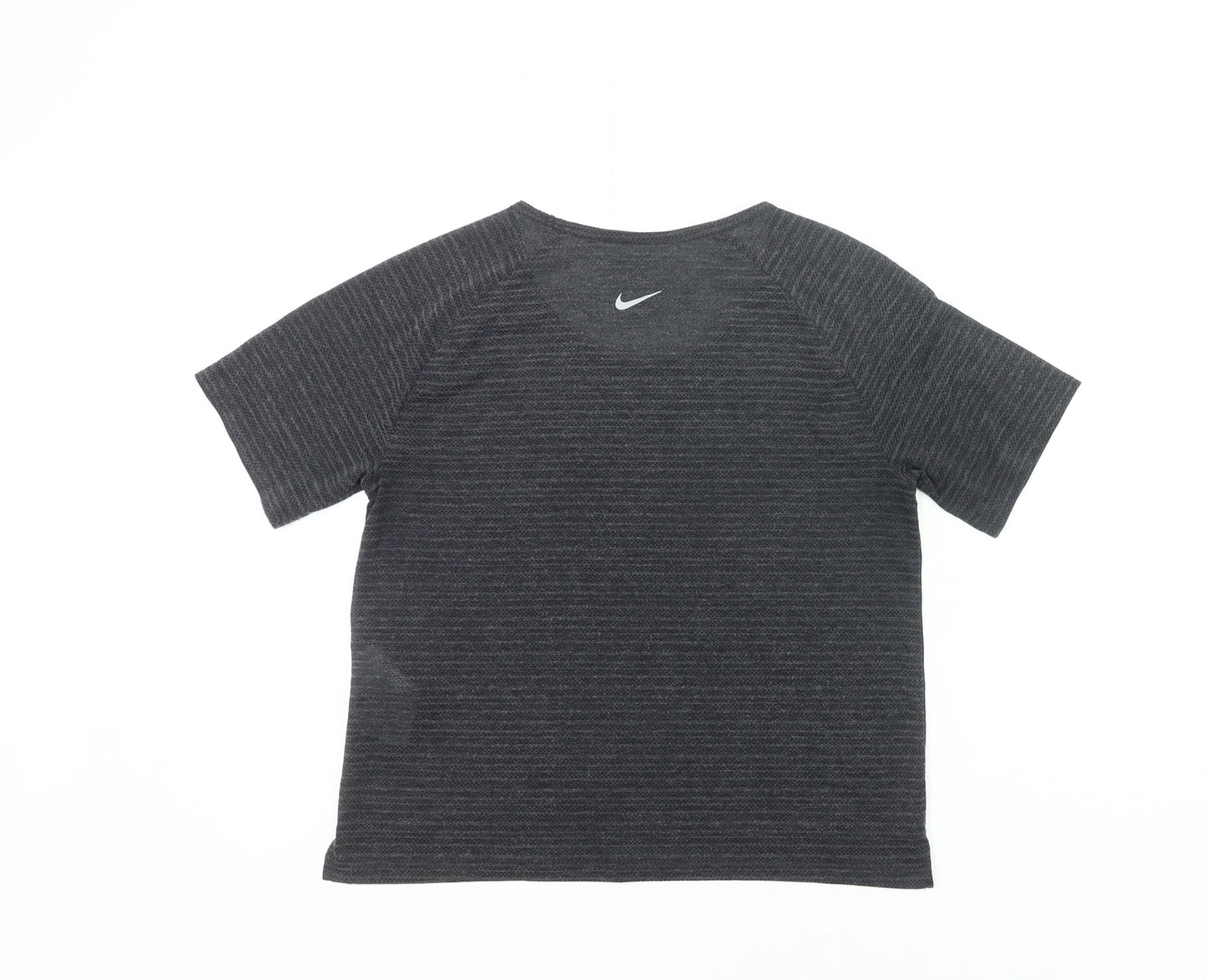 Nike Womens Grey Dri-Fit T-Shirt M Short Sleeve Gym Running Top