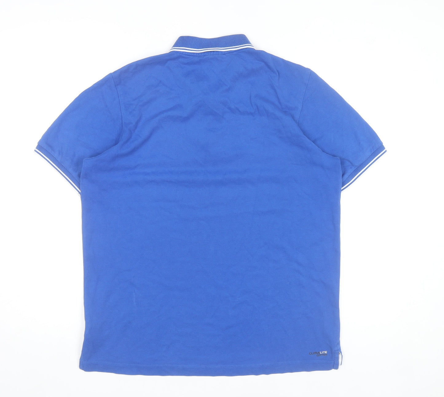 Adidas Men's Blue Polo Shirt Size M Clima365 Performance Essentials