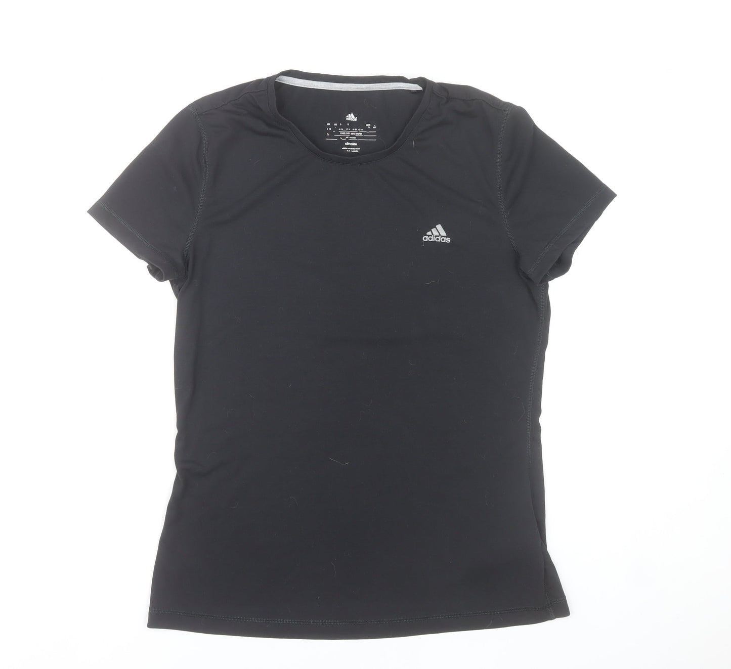 Adidas Womens Black Size 18 Slim Fit Climalite Active T-Shirt