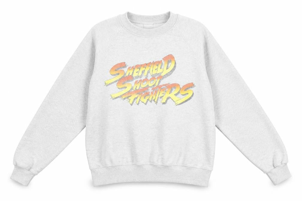 Unisex Adults Grey Sheffield Shoot Fighters Sweatshirt S Regular Fit