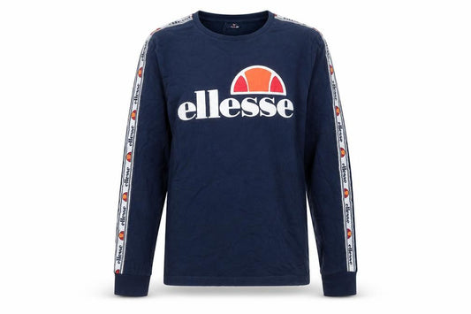 Womens UK Size 10 ellesse Blue 100% Cotton T-Shirt
