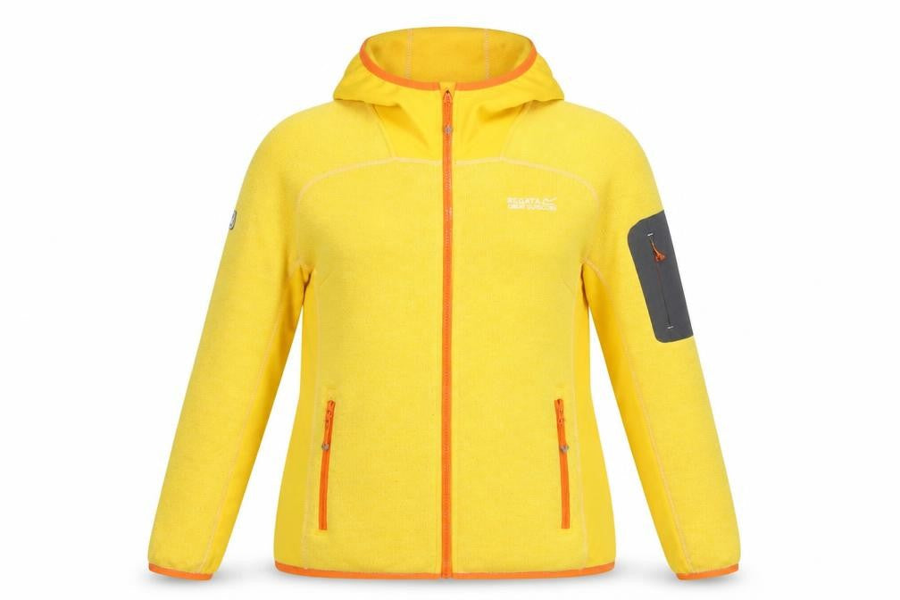 Womens UK Size 16 Regular Regatta Yellow Polyester Blend Jacket