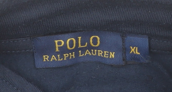 Ralph Lauren Men’s Blue XL 1/4 Zip Mock Neck Sweatshirt