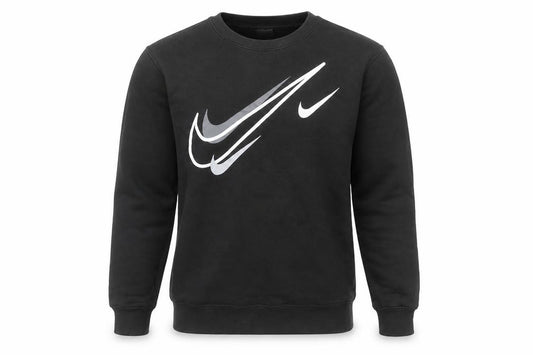 Mens UK S Regular Nike Black Pullover Sweatshirt