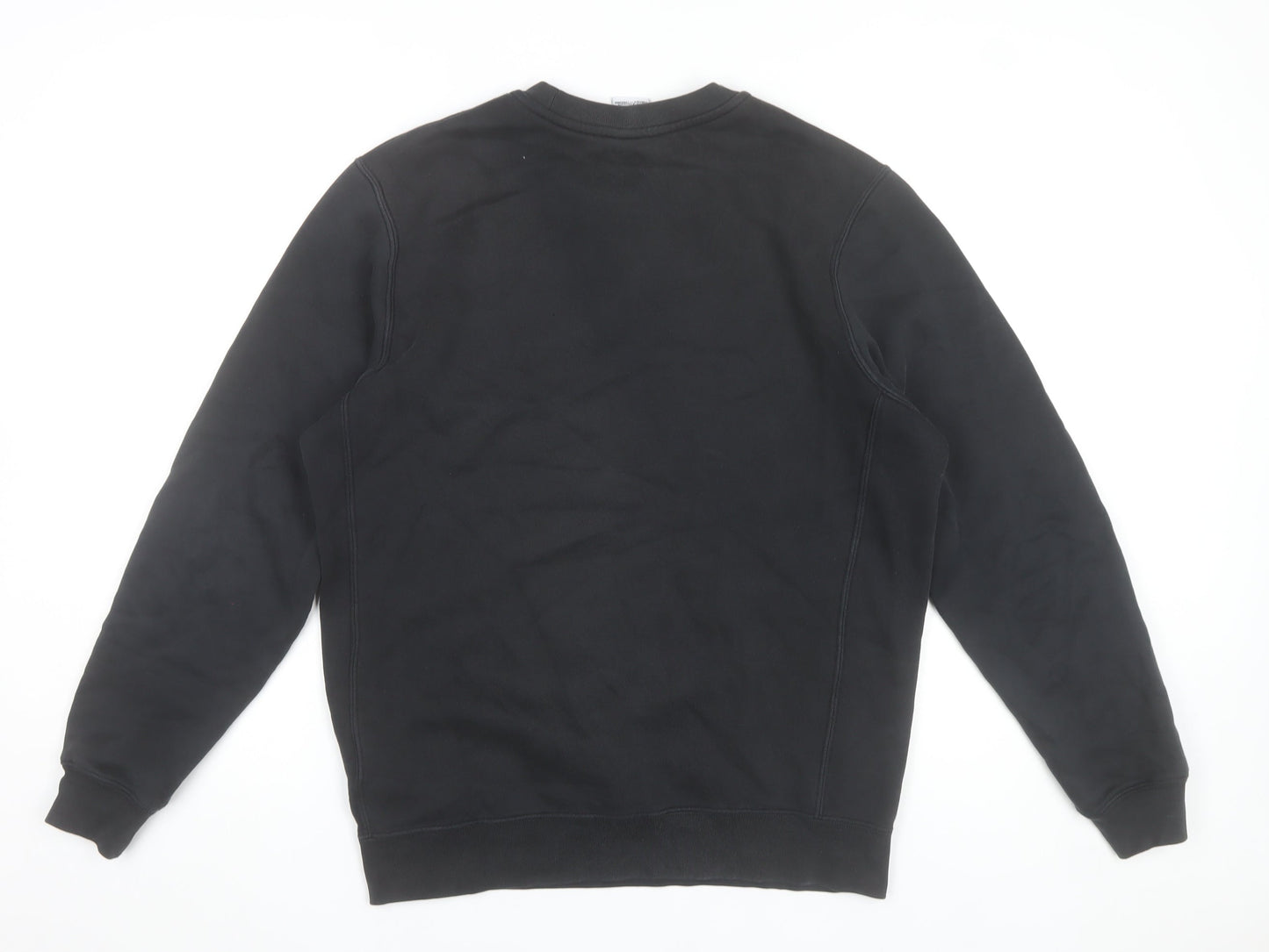 Nike Men's Black Small Pullover Sweatshirt Logo Graphic Print