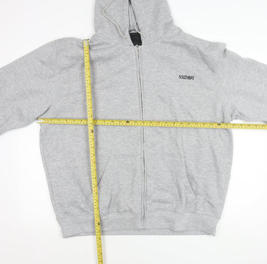 Southbay Unisex Adults Grey Full Zip Hoodie Jacket L