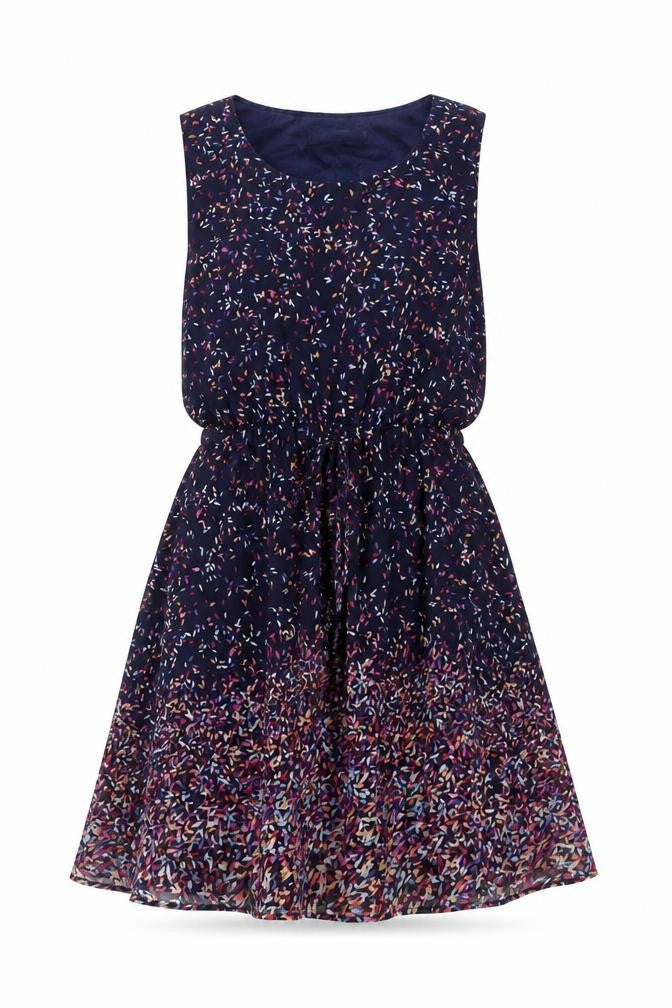 G. Lungta London Women's Multicoloured Fit & Flare Dress M/L