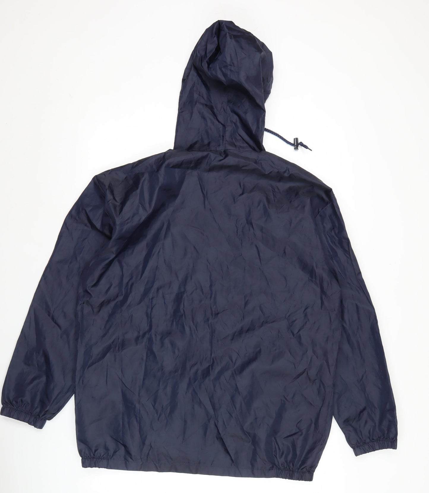 Forever 21 Men’s Blue Hooded Windbreaker Jacket Size M Lightweight