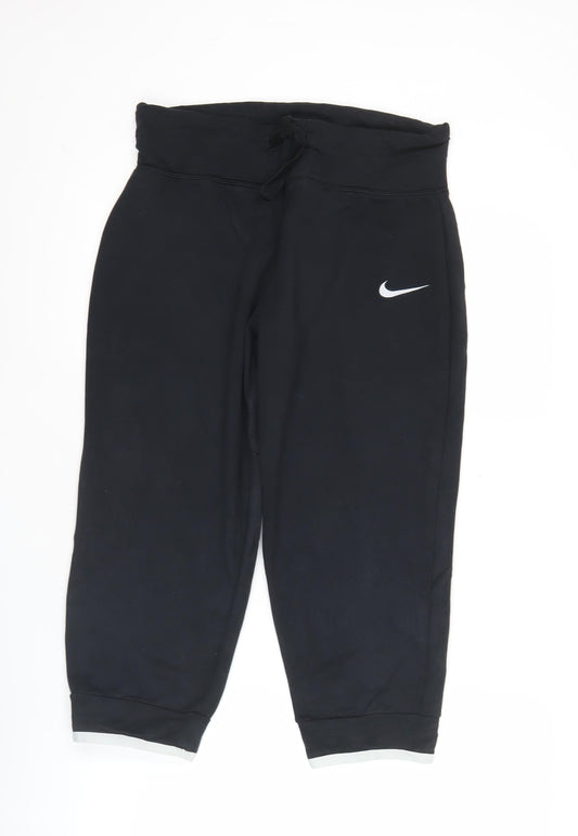 Nike Womens Black M Jogger Trousers Training Gym Yoga