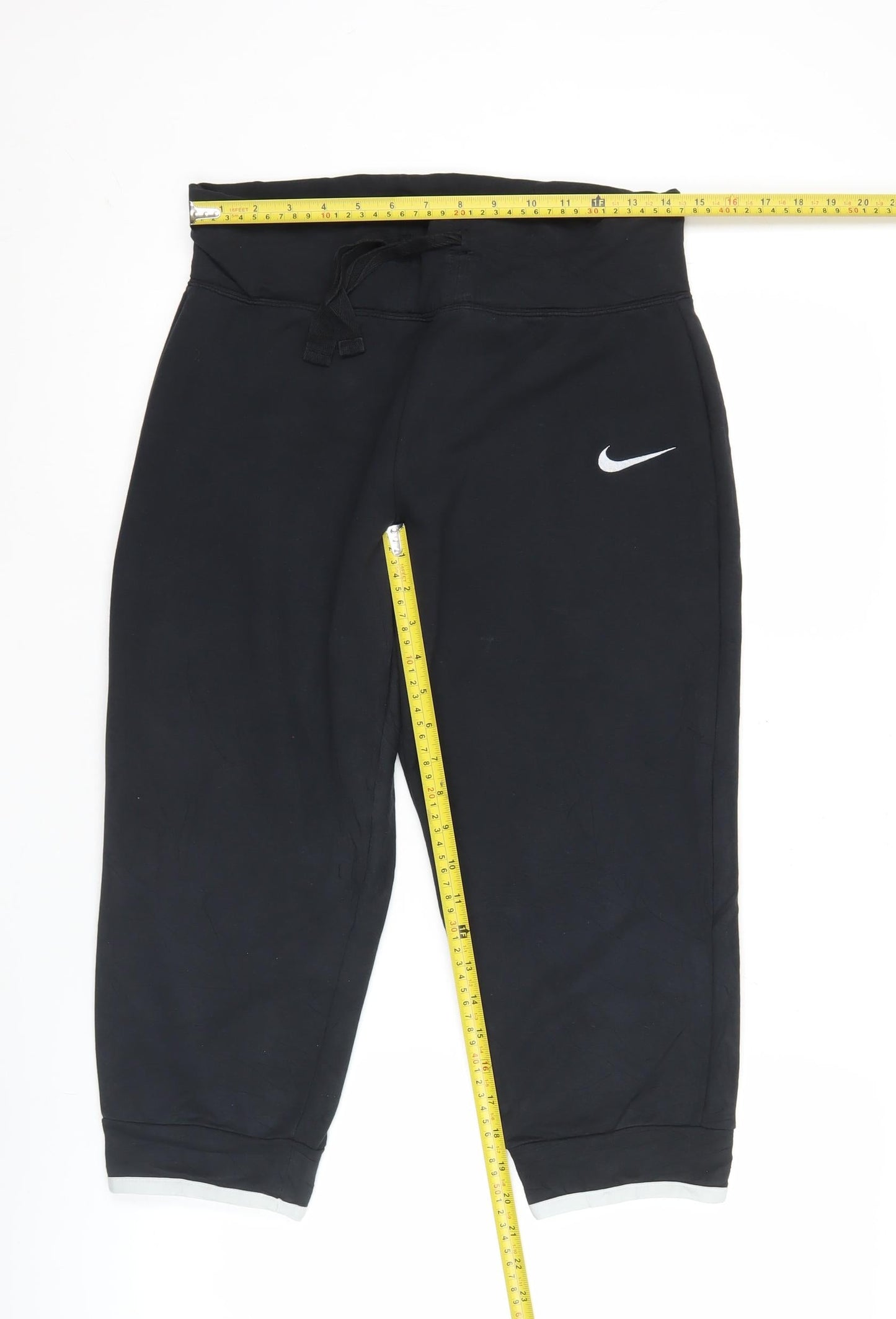 Nike Womens Black M Jogger Trousers Training Gym Yoga