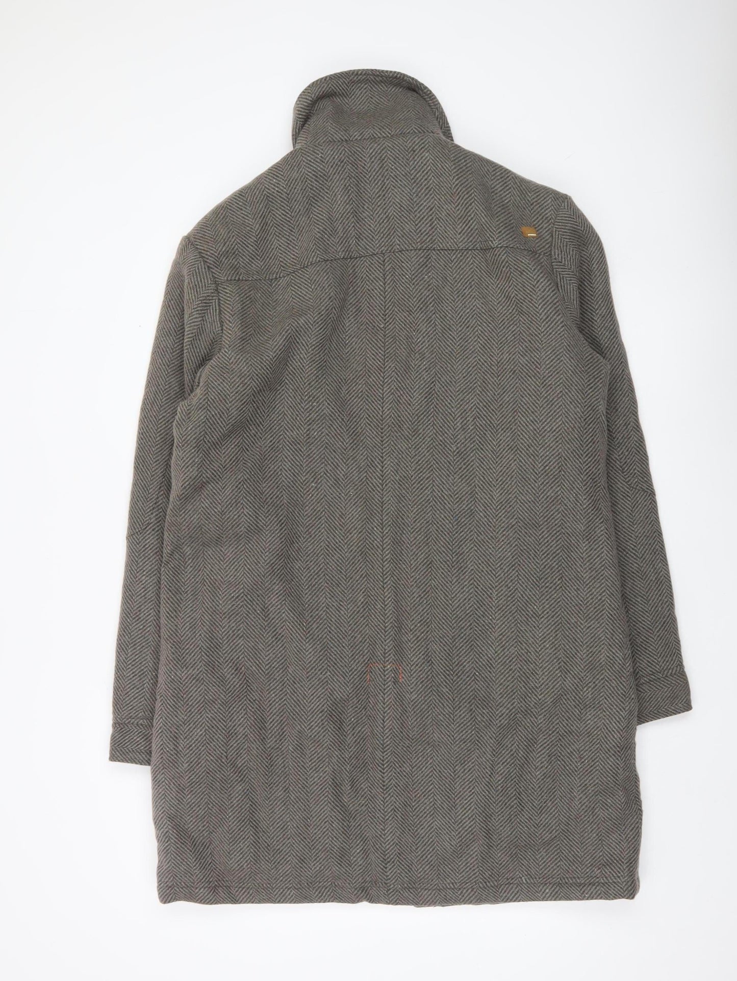 O'Neill Men's Grey Wool Blend Herringbone Jacket Size L