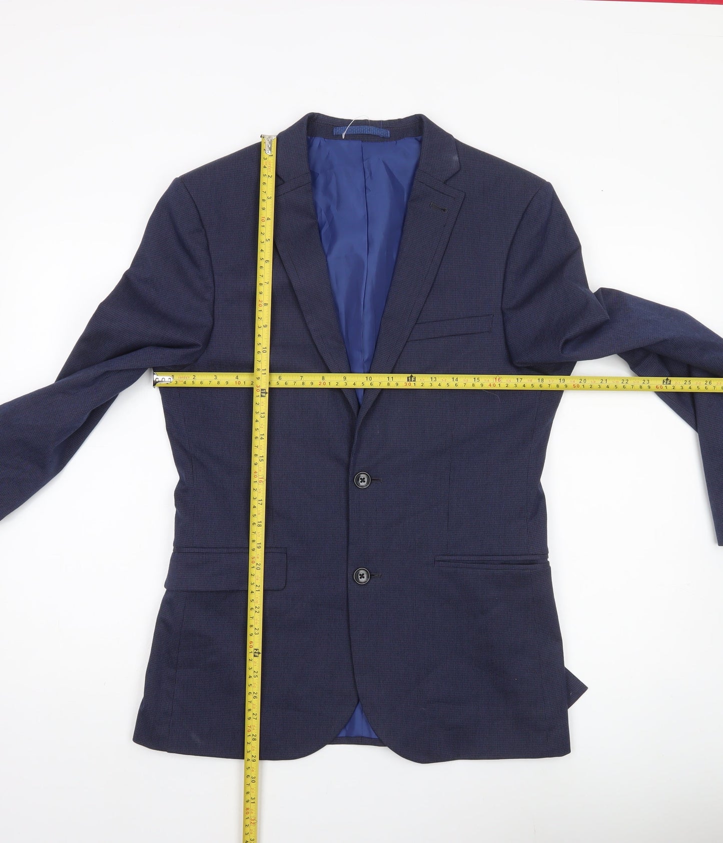 Marks and Spencer Men’s Blue 38L Suit Jacket Regular Fit