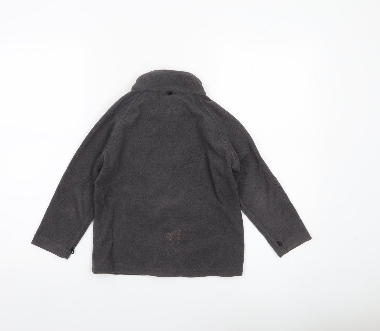 Regatta Boys Grey Fleece Jacket 5-6 Years Full Zip Outdoor Coat