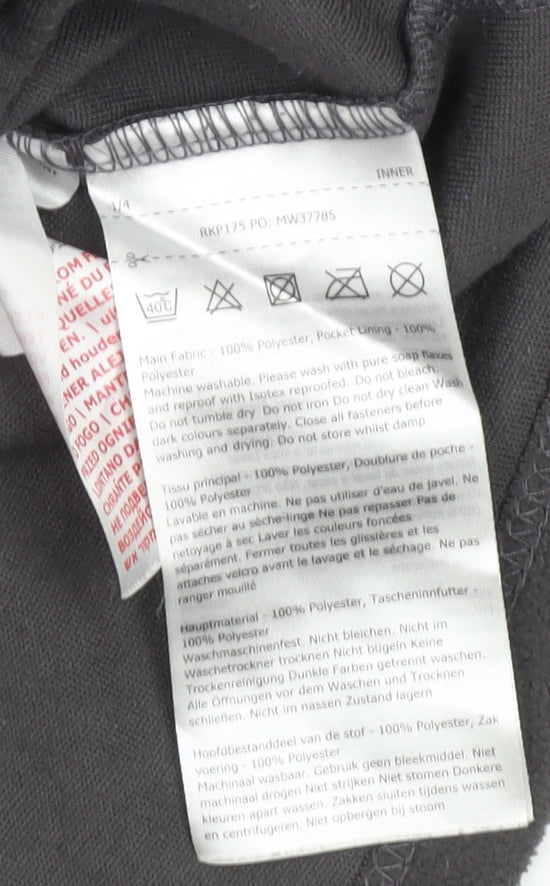 Regatta Boys Grey Fleece Jacket 5-6 Years Full Zip Outdoor Coat